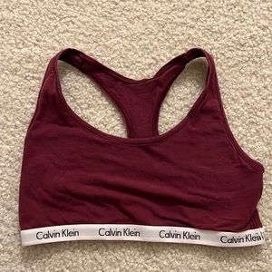 Calvin klein racerback bra